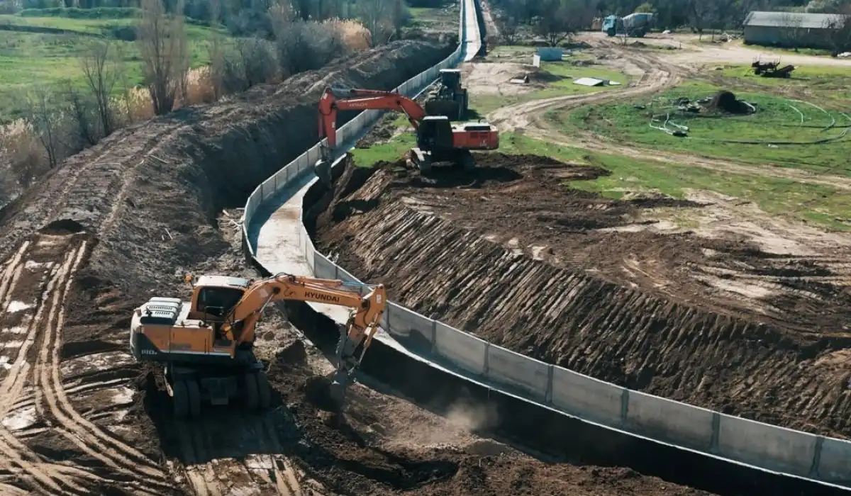 Реконструкция 143 км ирригационных сетей стартовала в Туркестанской области