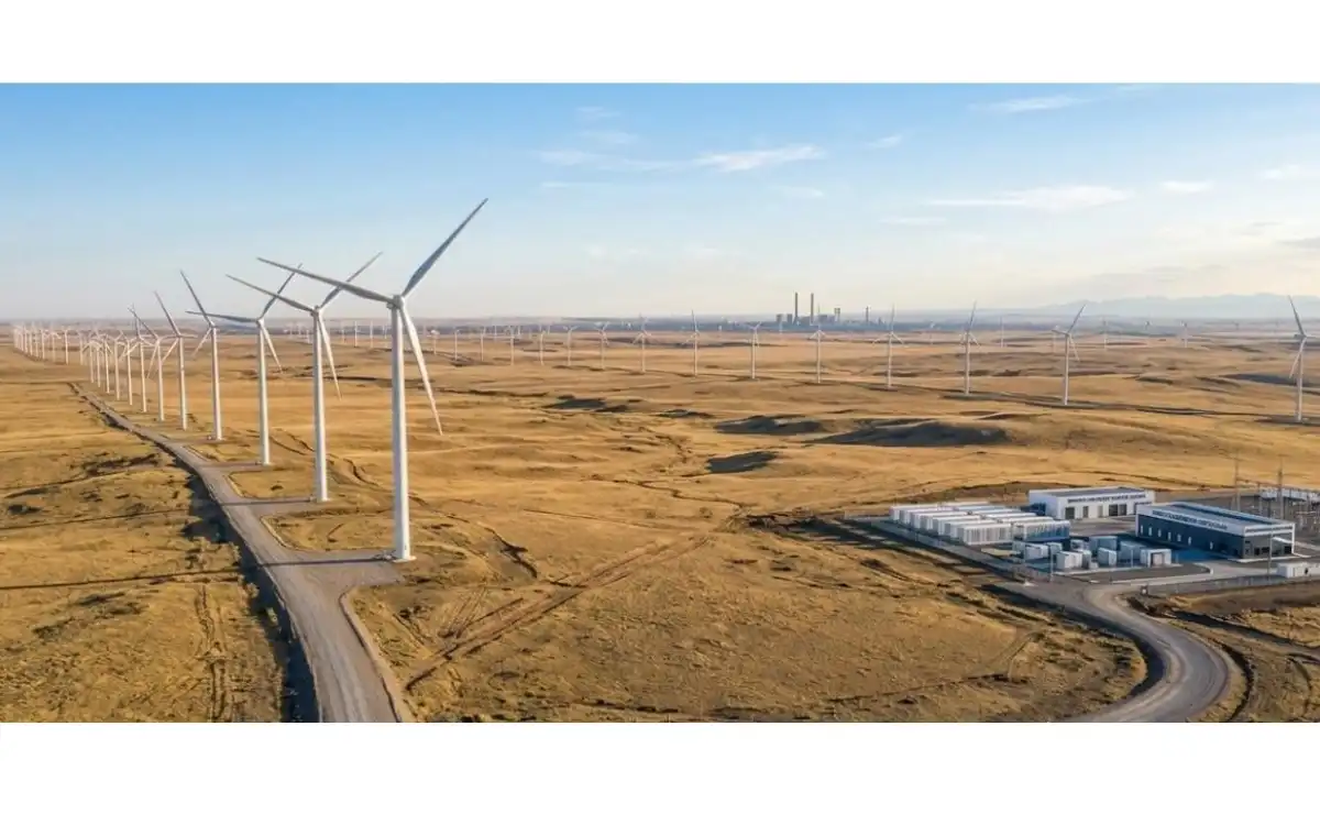 Еще одну гигантскую ветроэлектростанцию строят в Казахстане