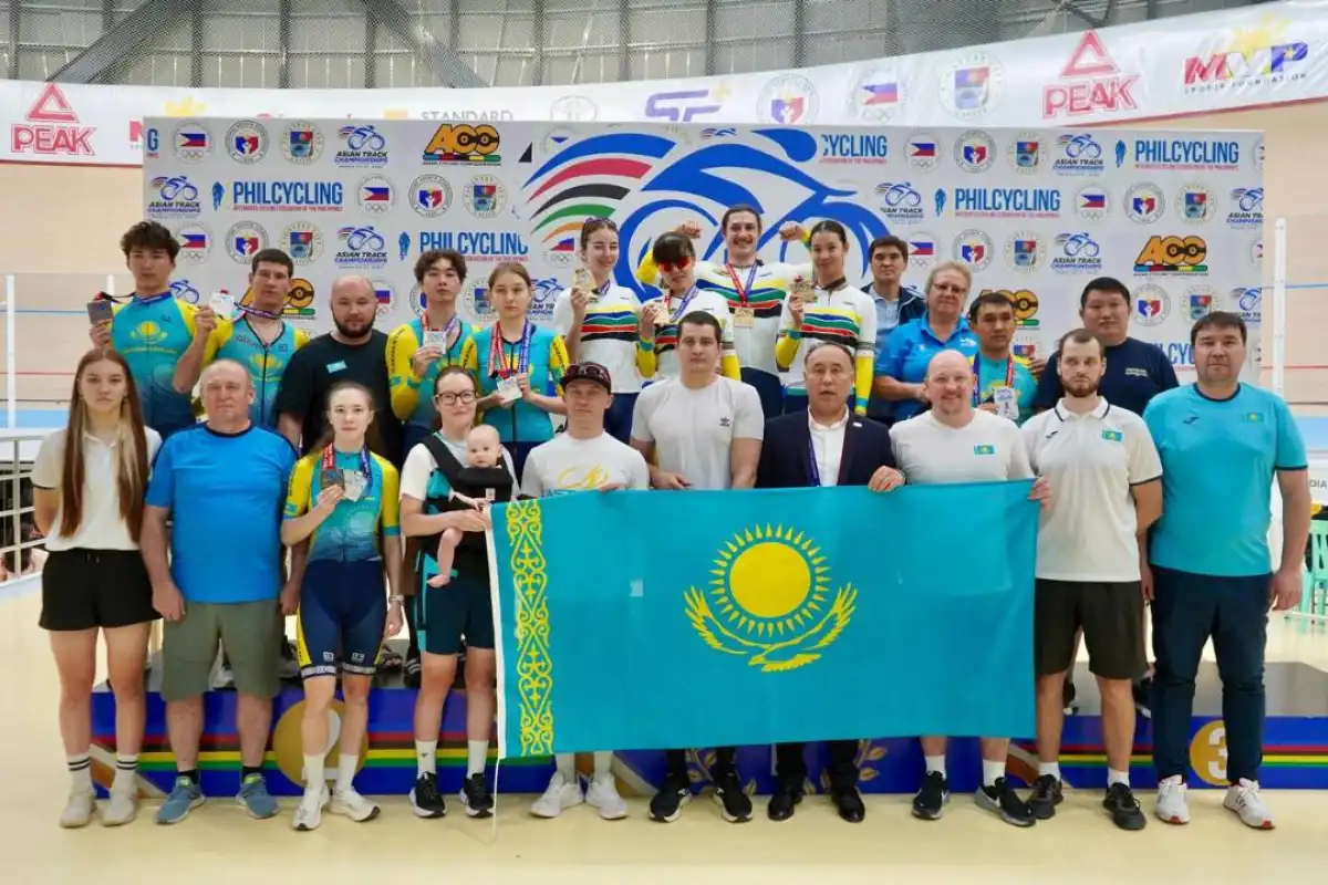 Казахстан завоевал 11 медалей на чемпионате Азии по велотреку