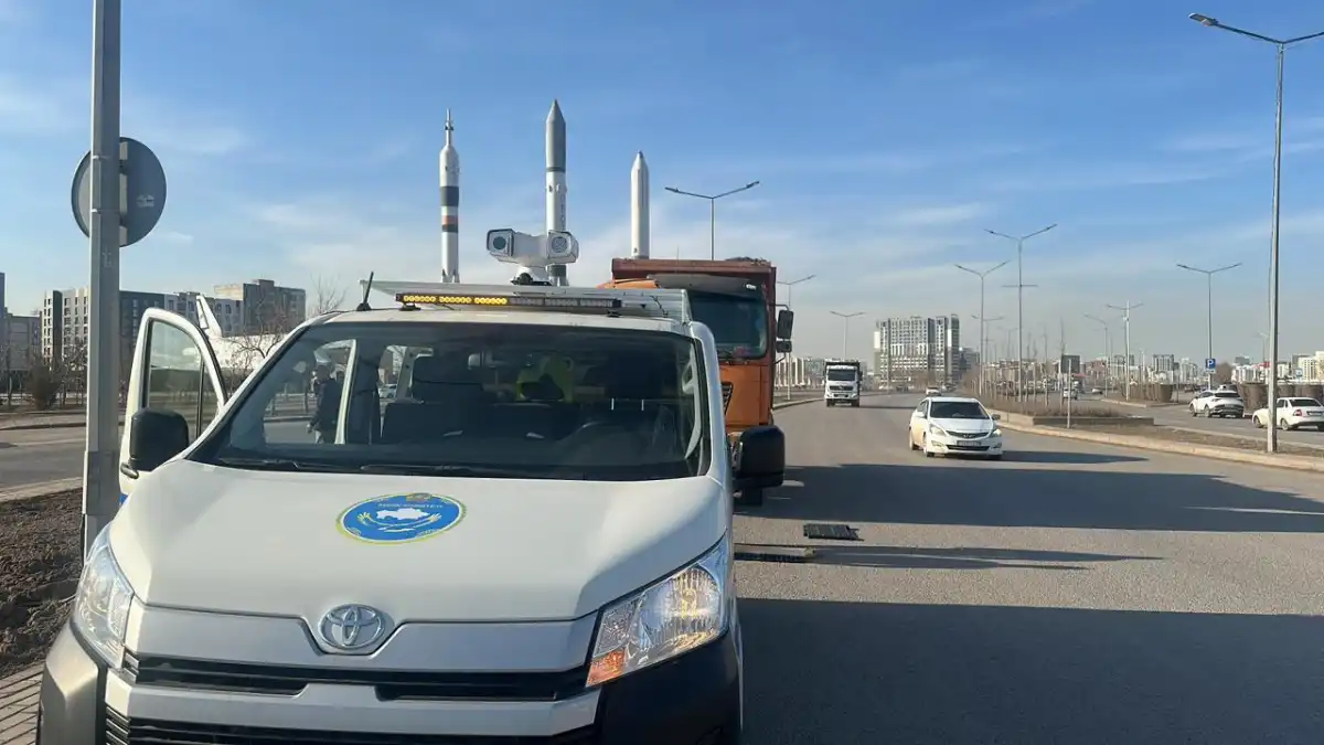 За перевес – штраф: автомобили начали взвешивать в Астане