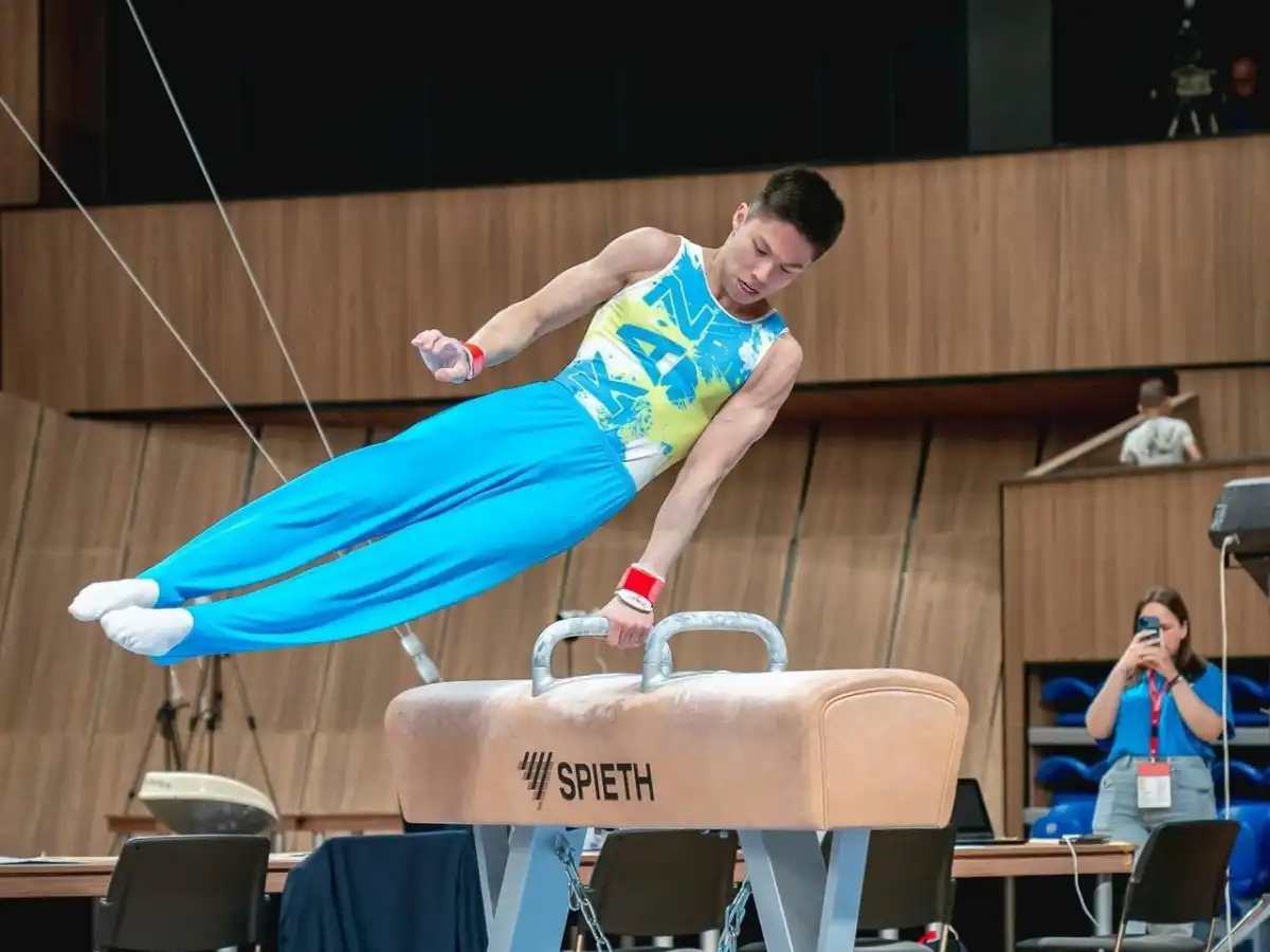 Два казахстанских гимнаста стали призерами этапа Кубка мира в Египте