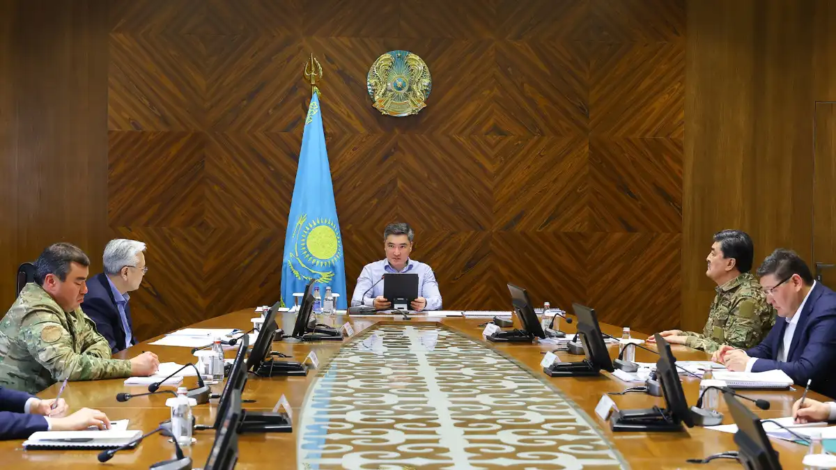 Олжас Бектенов провёл заседание штаба по подготовке к пожароопасному периоду