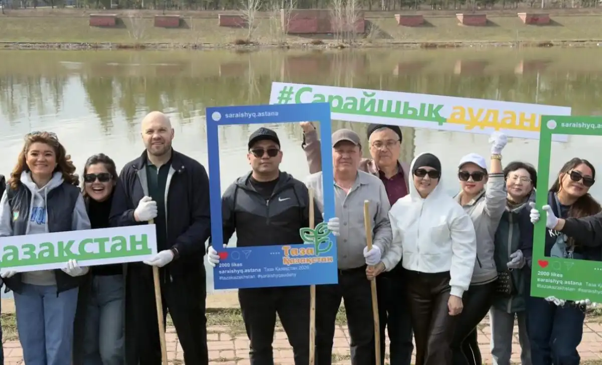 «Таза Казахстан» в Астане: столичные спортсмены поддержали экологическую акцию