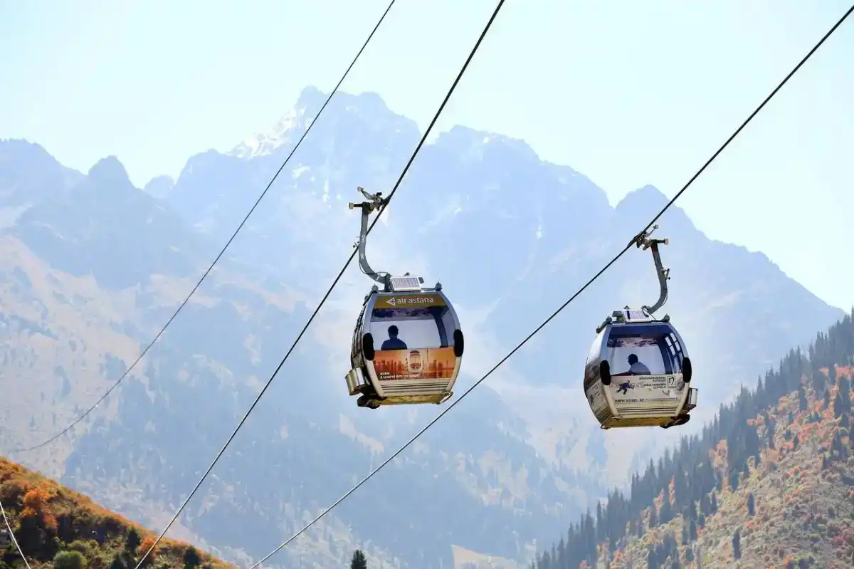 Канатные дороги временно закроют на Шымбулаке