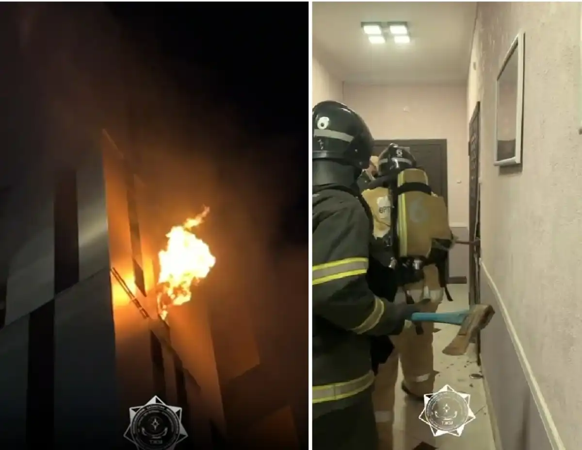 Гибель трех детей в Астане: на обвинения в «бездействии» пожарных ответило МЧС