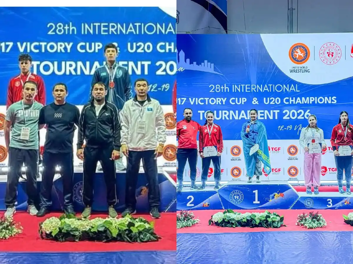 Казахстанские борцы завоевали 12 золотых медалей на турнире в Турции