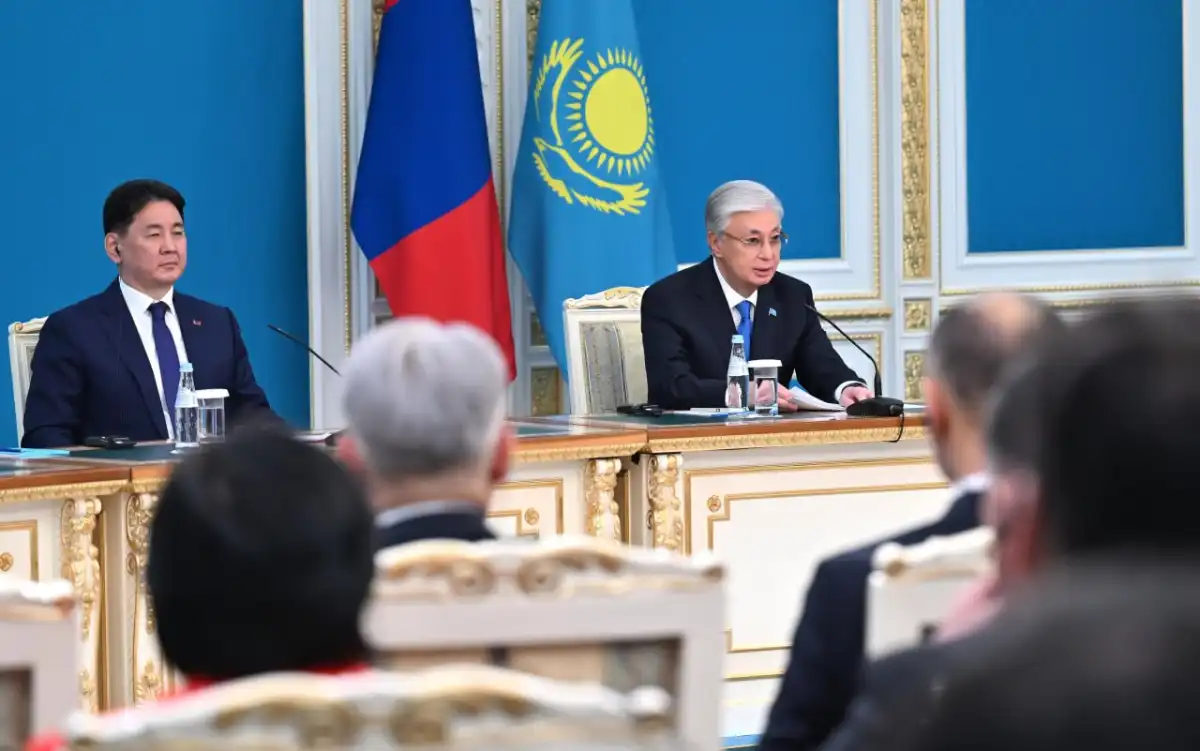 Токаев обозначил ключевые направления сотрудничества с Монголией