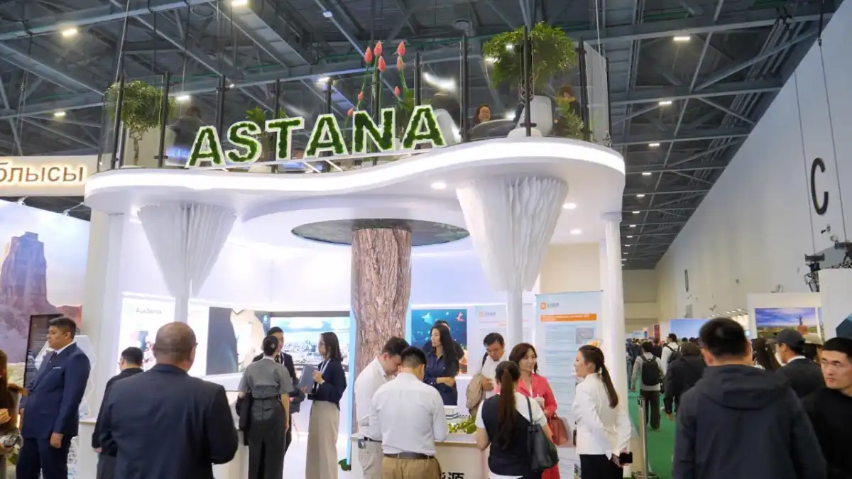 От смарт-датчиков до уникального завода: павильон Астаны открылся на площадке Регионального экологического саммита