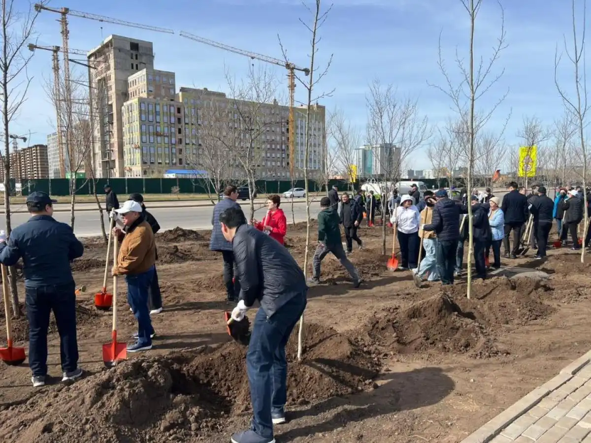 В Астане продолжается масштабная акция «Таза Қазақстан»