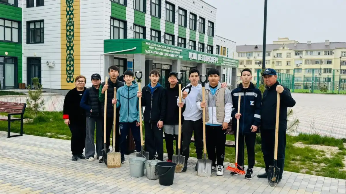 Учащиеся школ «Комфортных школ» активно участвуют в акции «Таза Қазақстан»