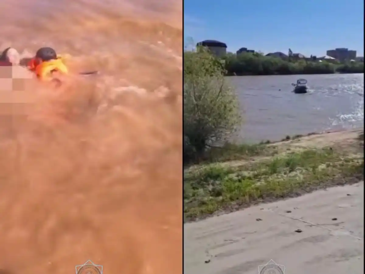 Девушку вытащили из реки после прыжка с моста в Атырау