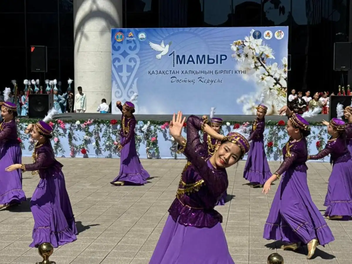 Более 500 воспитанников Дворцов школьников приняли участие в «Караване дружбы» в Астане