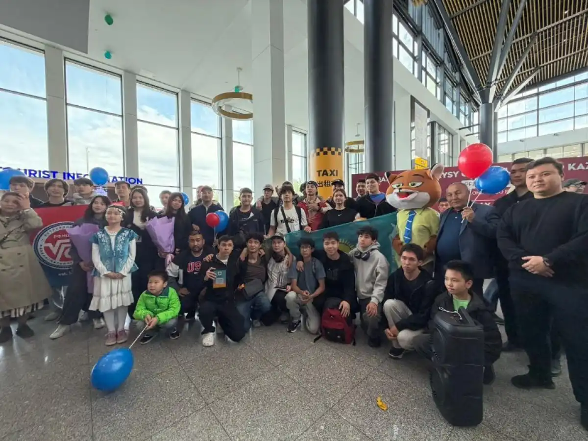 Школьники, защищавшие честь страны на FIRST World Championship, вернулись в Астану