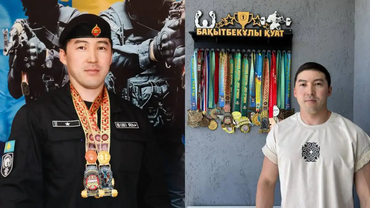Полицейский из ВКО завоевал золото на чемпионате Казахстана по пауэрлифтингу