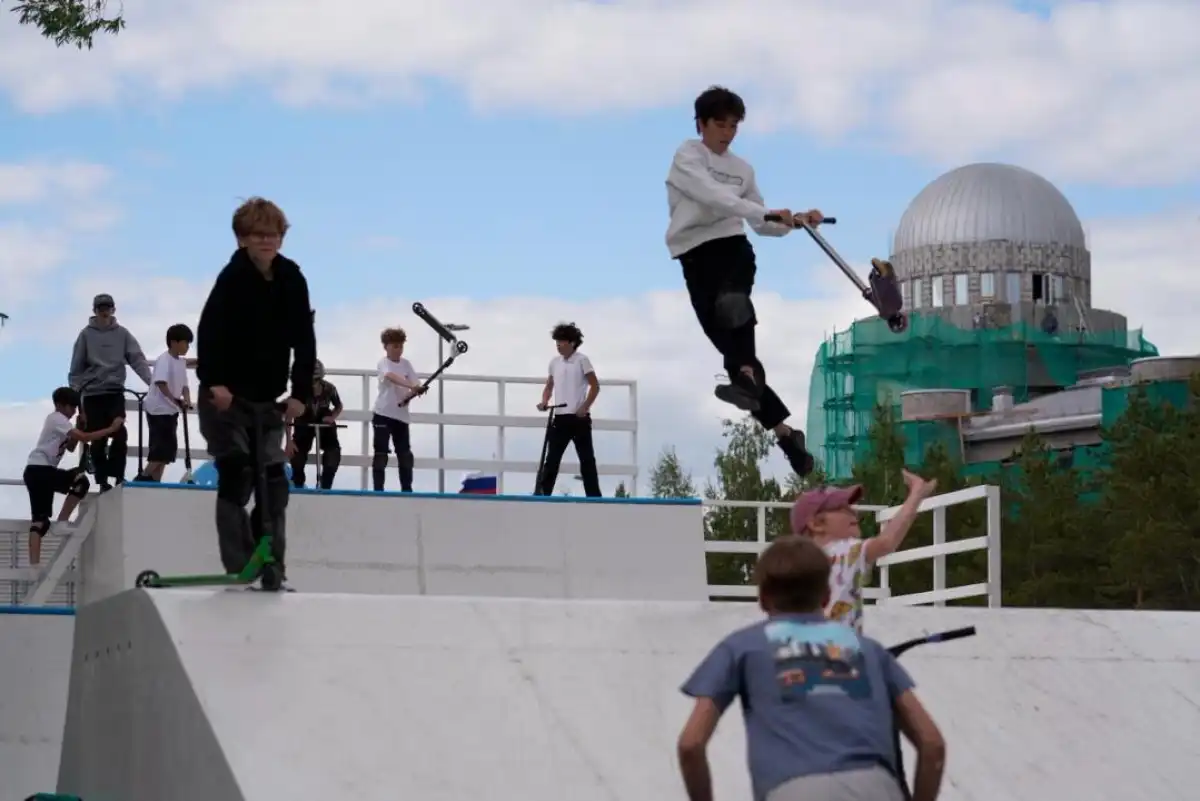 В Астане открылась экстремальная скейт-площадка Fly Park