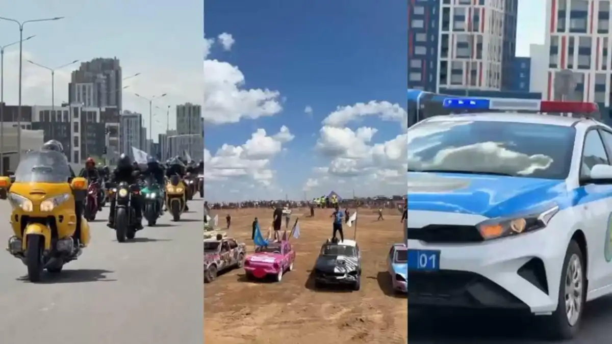 Автомотопробег в поддержку здорового образа жизни провели в Астане