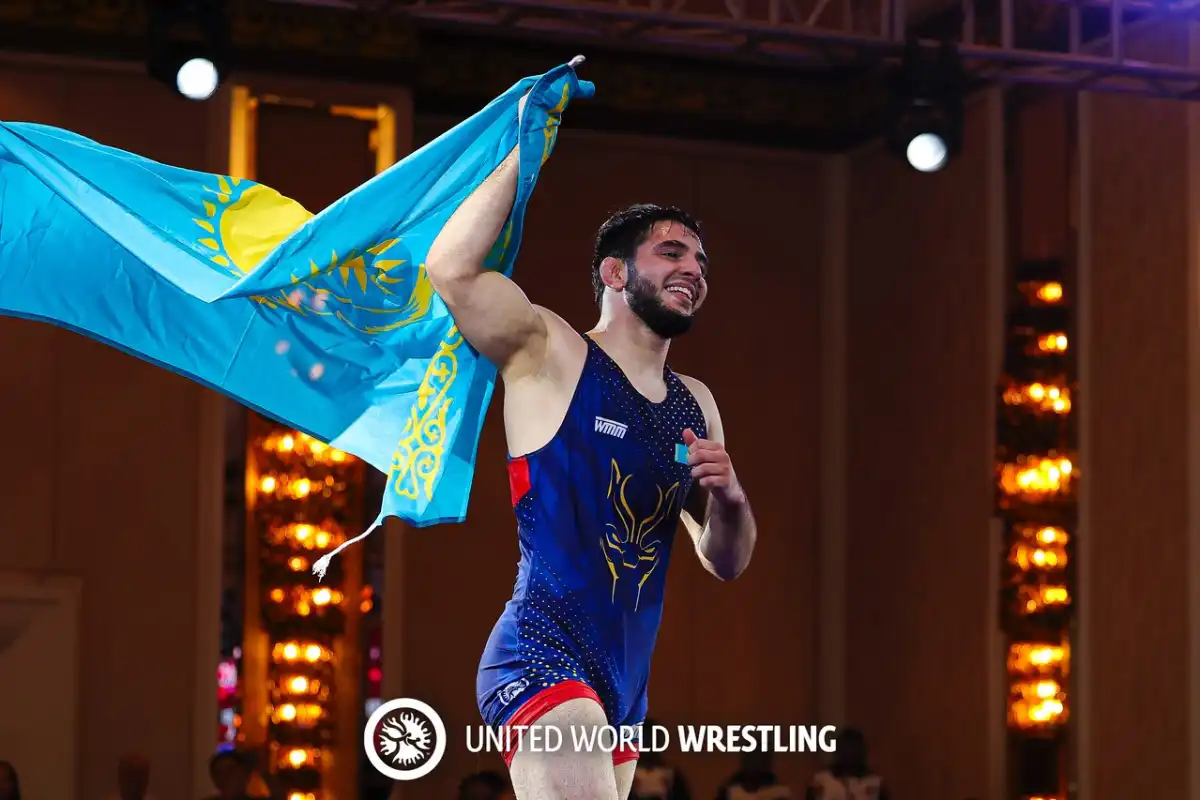 Сборная Казахстана завоевала четвертую золотую медаль на молодежном чемпионате Азии по борьбе