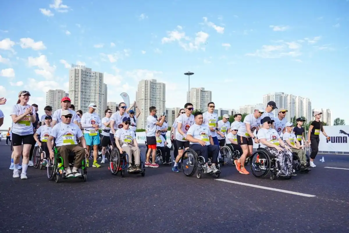 Параатлеты стали участниками Astana Half Marathon