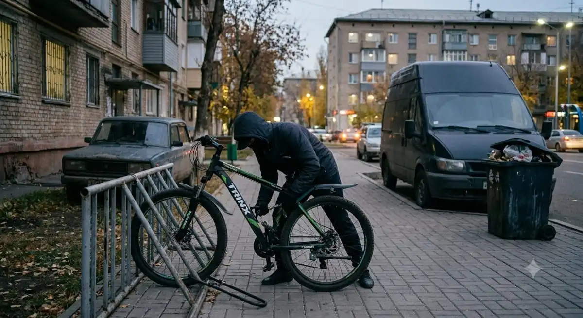 В столице оперативно задержан 33-летний подозреваемый в краже велосипеда