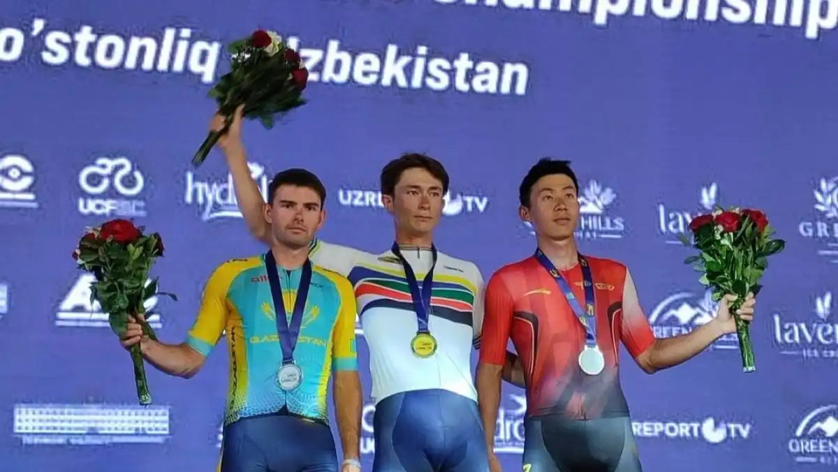 Денис Сергиенко завоевал серебро чемпионата Азии по маунтинбайку