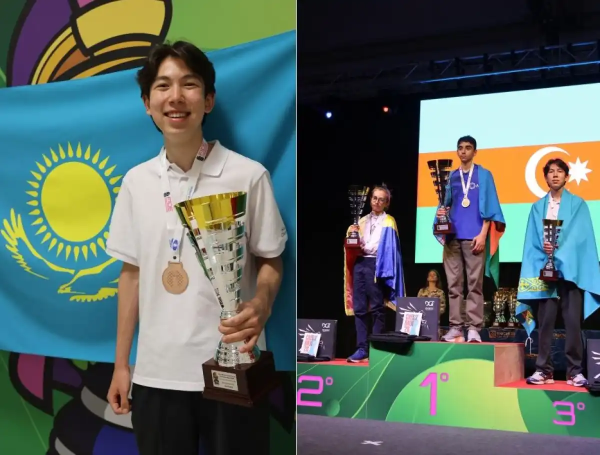 15-летний шахматист из Астаны завоевал бронзу на чемпионате мира среди молодежи