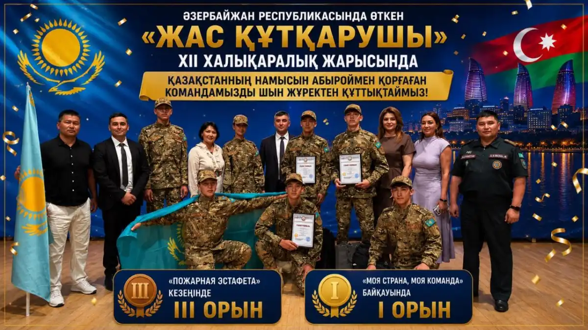Казахстанские школьники вошли в число лучших юных спасателей в Баку