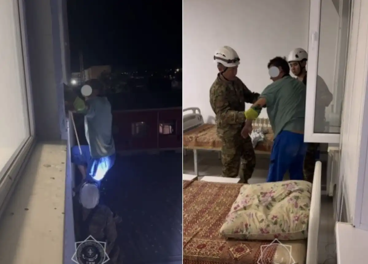 Пациент выпрыгнул с 4-го этажа больницы в Жезказгане