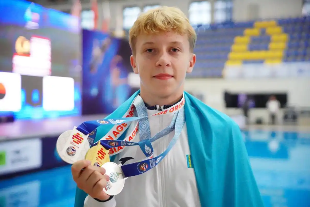 Казахстанские спортсмены выиграли 6 медалей на чемпионате Азии по прыжкам в воду в Таиланде