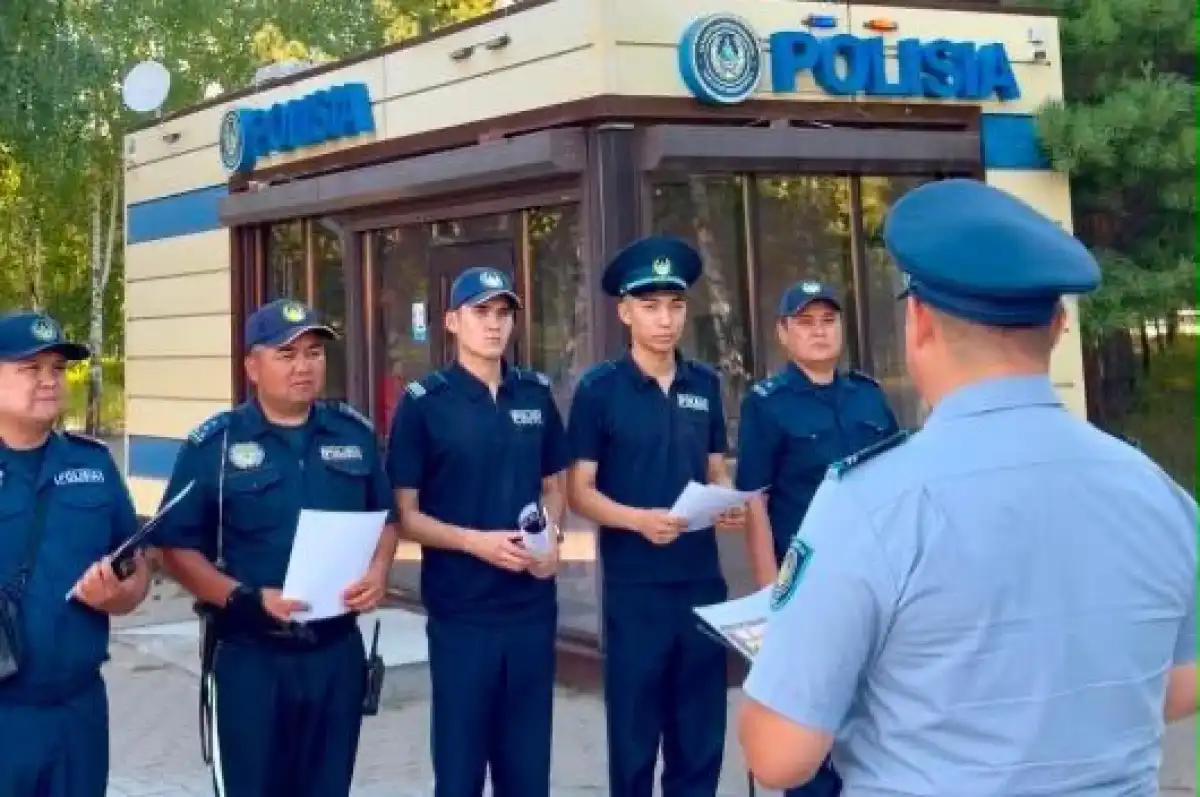 Рейд по обеспечению общественного порядка и чистоты провели в столичном парке «Жерұйық»