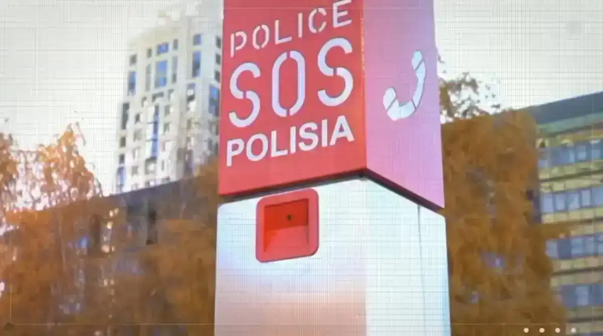 В Астане полицейские оперативно отреагировали на сообщение, поступившее через кнопку SOS