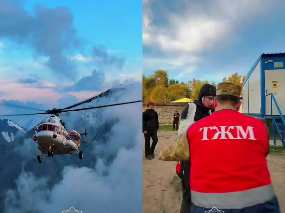 Туристов из Германии эвакуировали с пика в Алматинской области