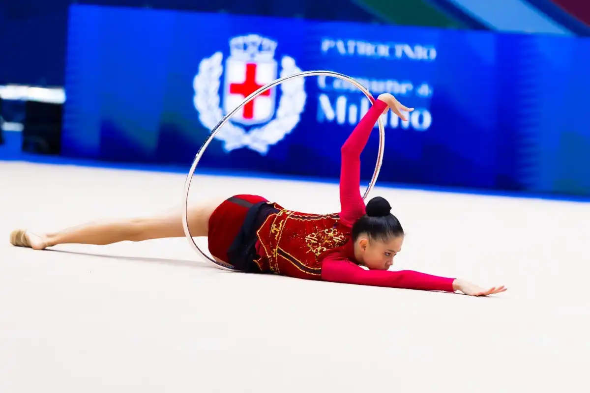 Акмарал Ерекешева вошла в топ-6 чемпионата мира по художественной гимнастике