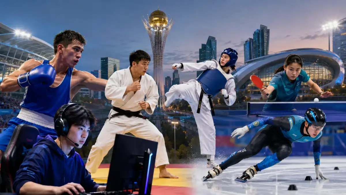 Астана примет 6 чемпионатов мира в 2027 году