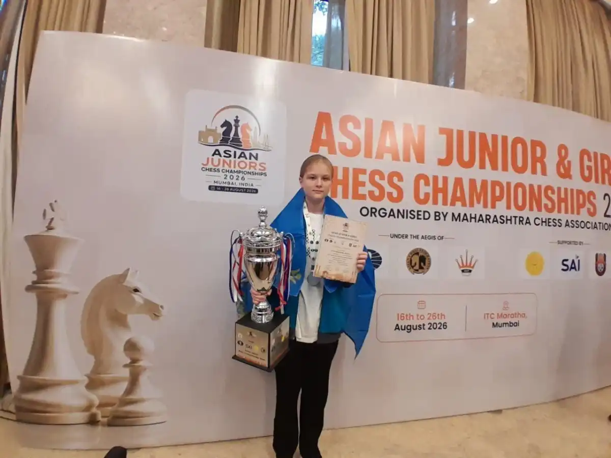 15-летняя шахматистка из Алматы завоевала «серебро» на чемпионате Азии