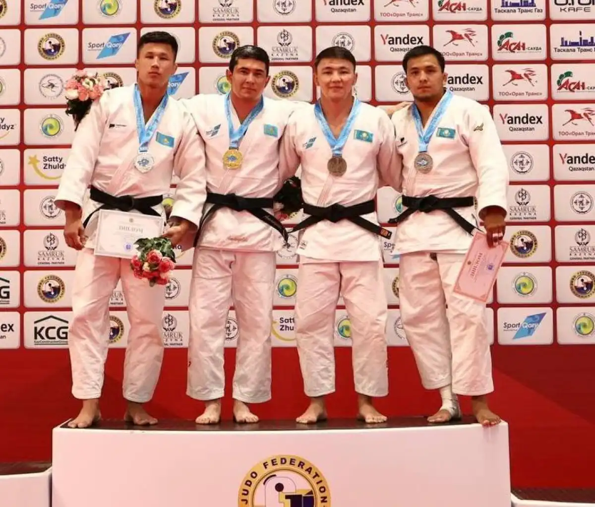 Золото в Уральске: астанчанин Мади Амангельды одержал победу на чемпионате страны по дзюдо