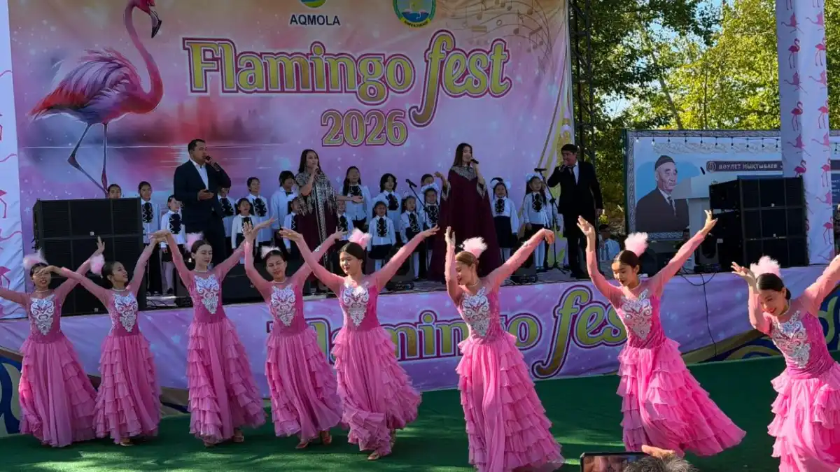 Фестиваль Flamingo Fest проходит в Акмолинской области