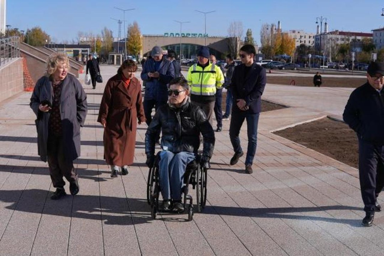 Старый вокзал Астаны проверили на готовность к приему маломобильных пассажиров