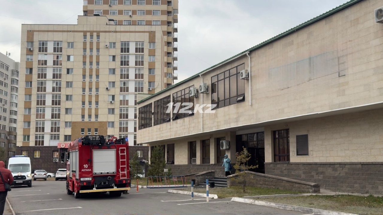 Пожар произошел в одном из фитнес-центров Астаны